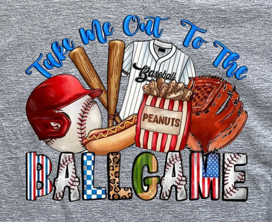 Take Me Out To The Ballgame Graphic T