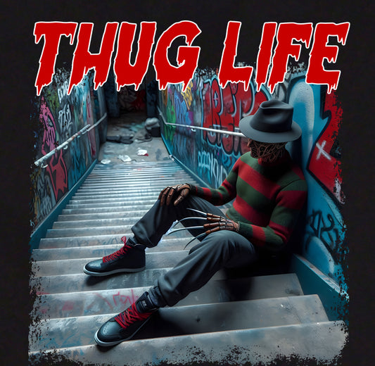 Thug Life Freddie Graphic T