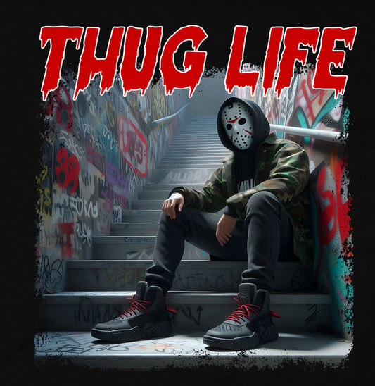 Thug Life Jason Graphic T
