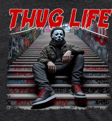 Thug Life Michael Graphic T