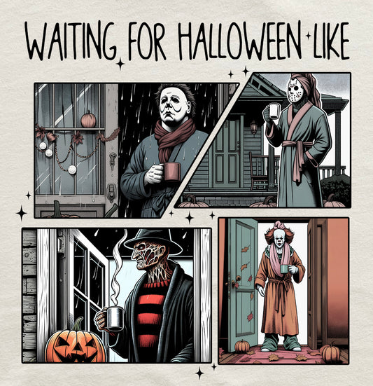 Waiting For Halloween Like Graphic T