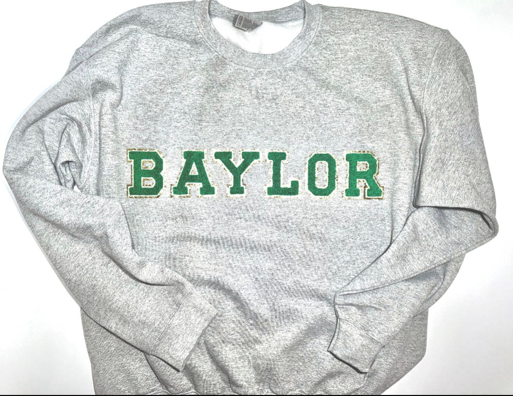 Baylor Chenille Sweatshirt