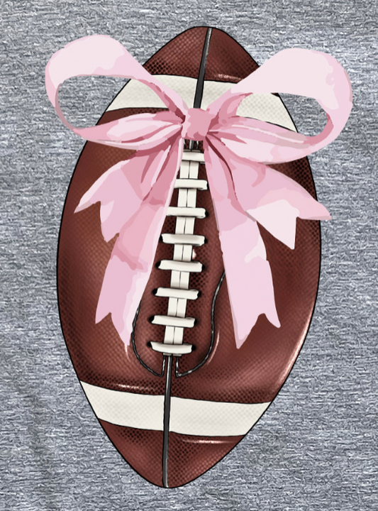 Croquette Bow Football Graphic T