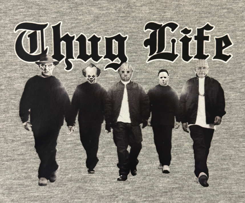 Thug Life Graphic-T B&W