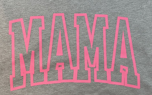 MAMA pink Graphic T-Shirt
