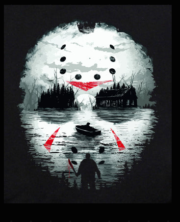 Crystal Lake Mask Graphic T