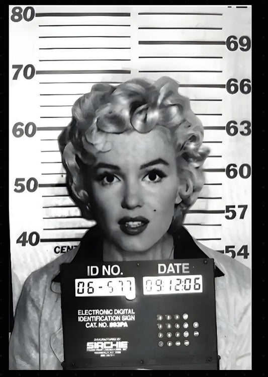 MARILYN MONROE MUG SHOT GRAPHIC T