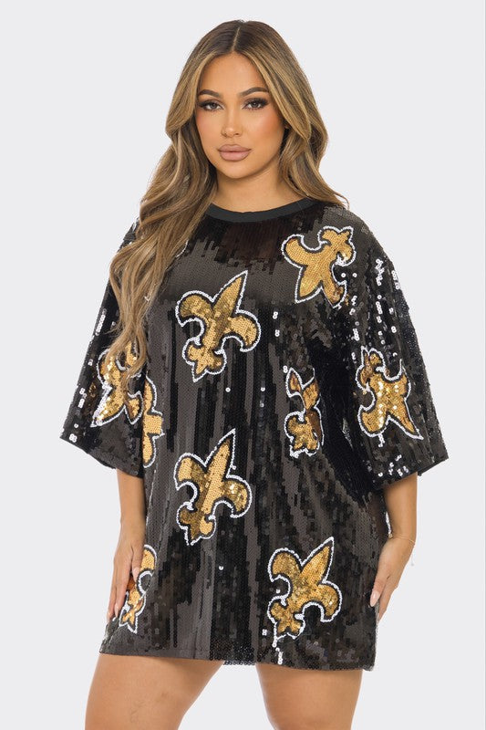 Saints Sequin Dress