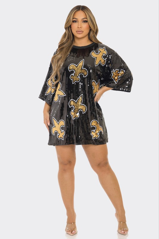 Saints Sequin Dress