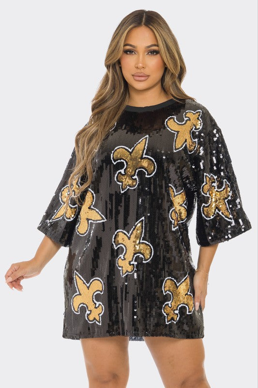 Saints Sequin Dress