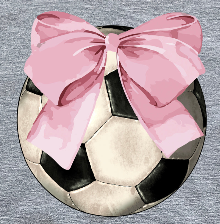 Croquette Bow Soccor Ball Graphic T
