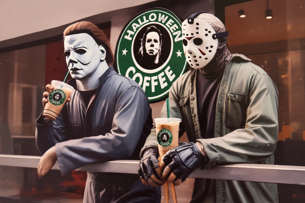 STARBUCK HORROR GRAPHIC T