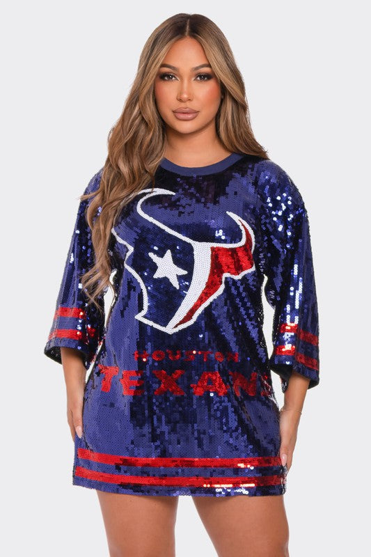 Texans Sequin Dress