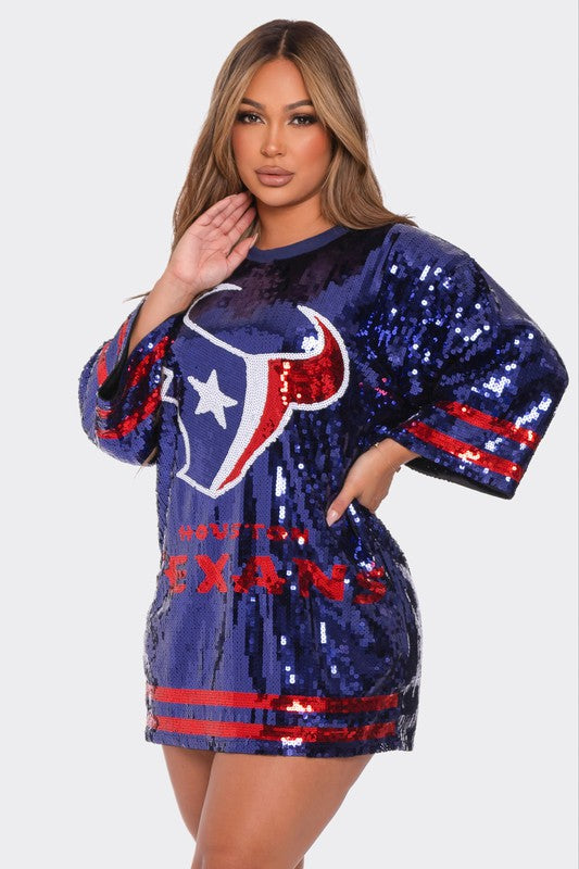 Texans Sequin Dress