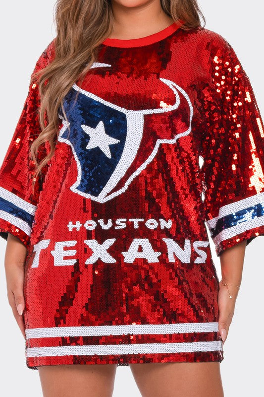 Texans Sequin Dress